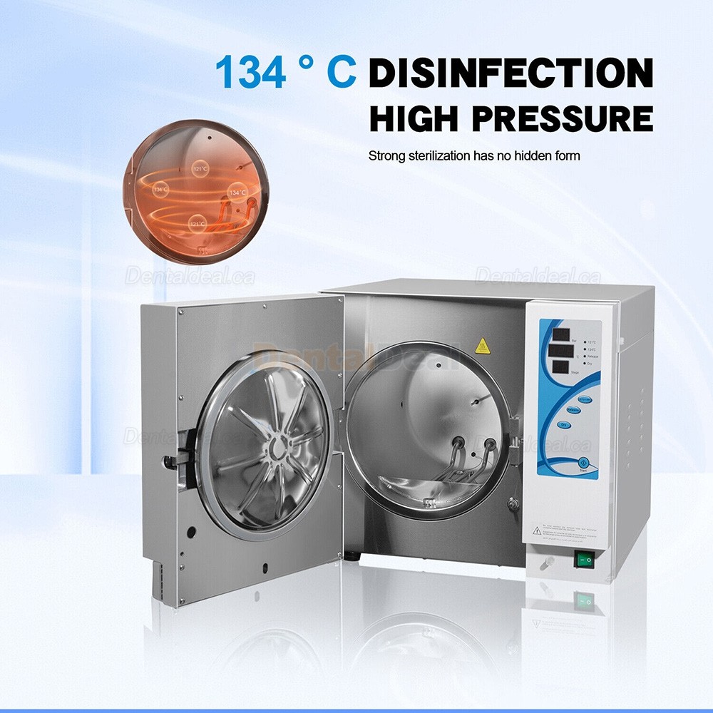 23L Table top Dental Autoclave Steam Sterilizer Class N with Drying Function